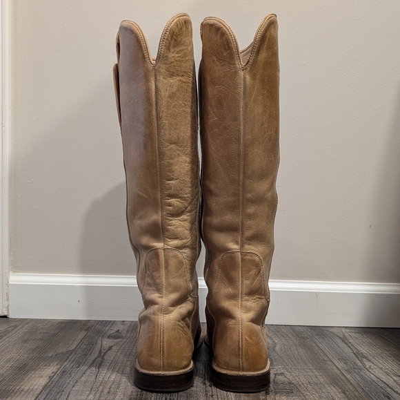 FRYE Paige Tall Riding Boot - Tan - Picture 5 of 16